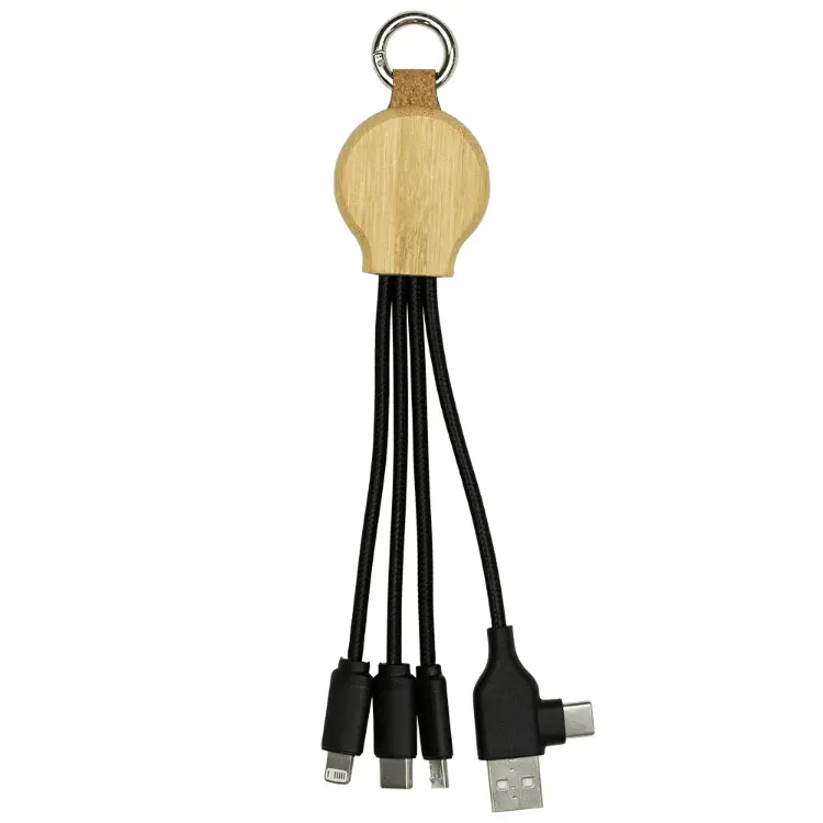Picture of 16.5cm Recycled 6-In-1 Charging Cable