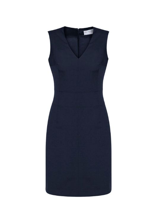 Picture of Womens Comfort Wool Stretch Sleeveless V-Neck Dress