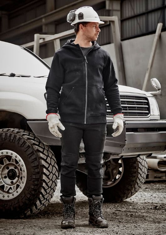 Picture of Unisex Zip Front Multi-Pocket Hoodie