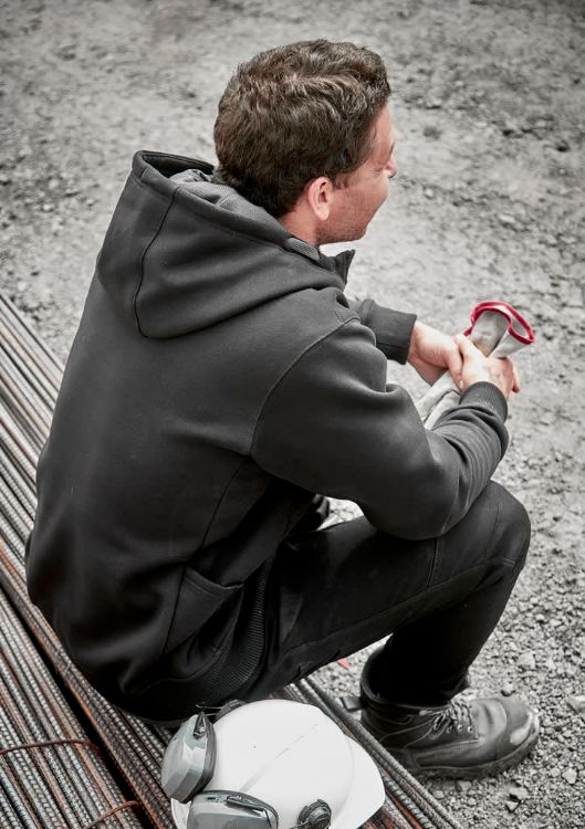 Picture of Unisex Zip Front Multi-Pocket Hoodie