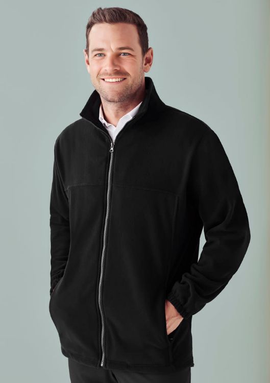 Picture of Mens Plain Micro Fleece Jacket