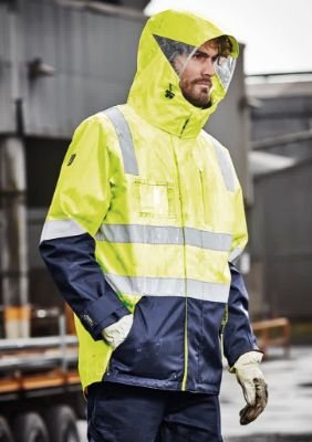 Show details for Mens Hi Vis 4 In 1 Waterproof Jacket Picture of Mens Hi Vis 4 In 1 Waterproof Jacket