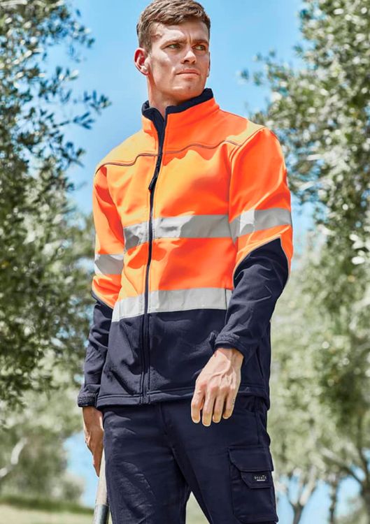Picture of Unisex Hi Vis Softshell Jacket