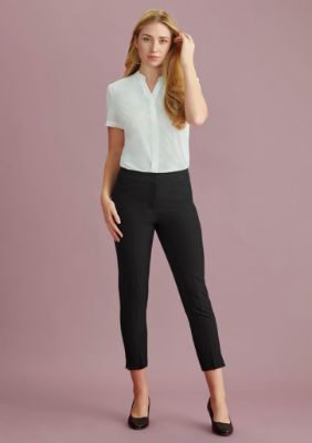 Show details for Womens Siena 7/8 Mid-waist Slim Leg Pant Picture of Womens Siena 7/8 Mid-waist Slim Leg Pant