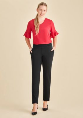 Show details for Womens Scuba Ponte Mid-rise Pull-on Pant Picture of Womens Scuba Ponte Mid-rise Pull-on Pant