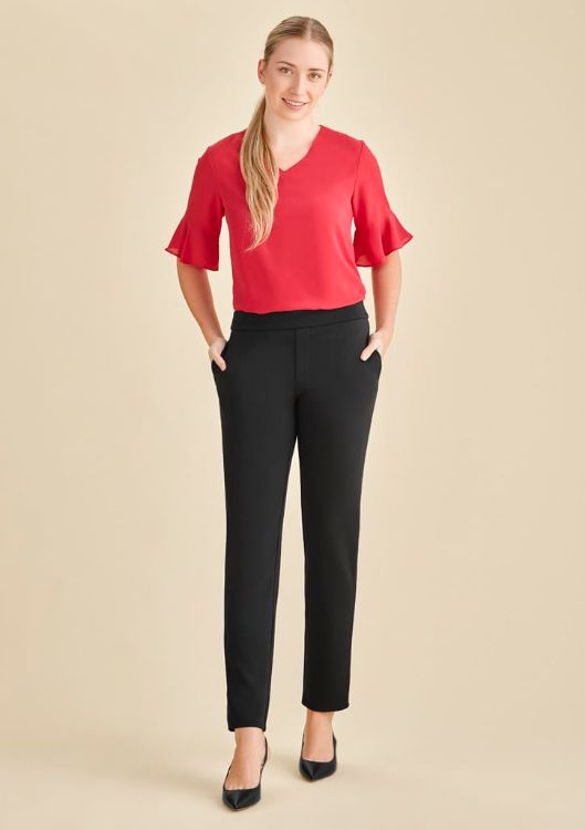 Picture of Womens Scuba Ponte Mid-rise Pull-on Pant