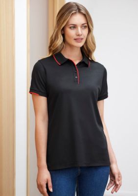 Show details for Womens Focus Short Sleeve Polo Picture of Womens Focus Short Sleeve Polo