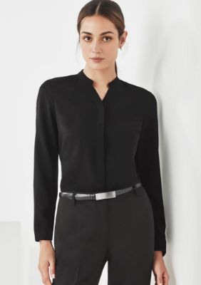 Show details for Womens Juliette Long Sleeve Blouse Picture of Womens Juliette Long Sleeve Blouse