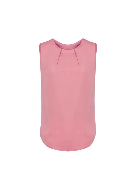 Picture of Womens Estelle Sleeveless Pleat Detail Blouse