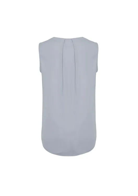 Picture of Womens Estelle Sleeveless Pleat Detail Blouse