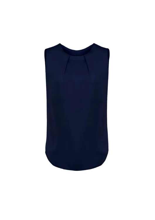 Picture of Womens Estelle Sleeveless Pleat Detail Blouse