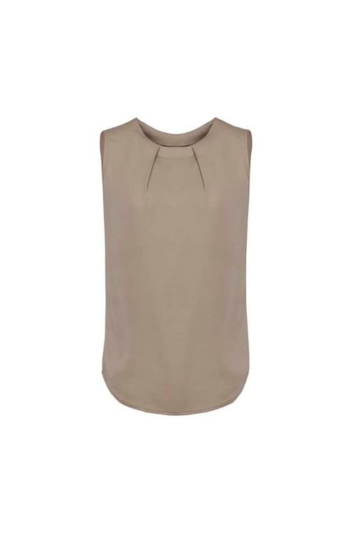 Picture of Womens Estelle Sleeveless Pleat Detail Blouse