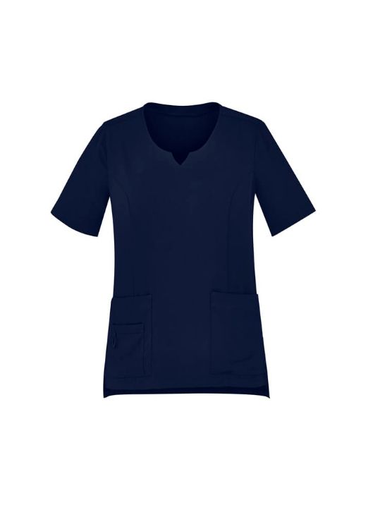 Picture of Womens Avery Round Neck Scrub Top