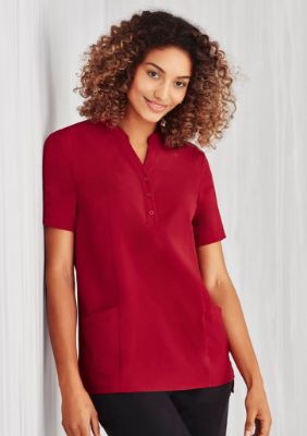 Show details for Womens Florence Plain Tunic Picture of Womens Florence Plain Tunic