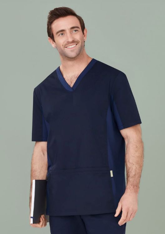 Picture of Mens Riley Stretch Scrub Top