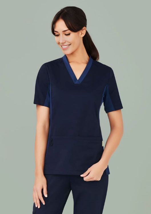 Picture of Womens Riley Stretch Scrub Top