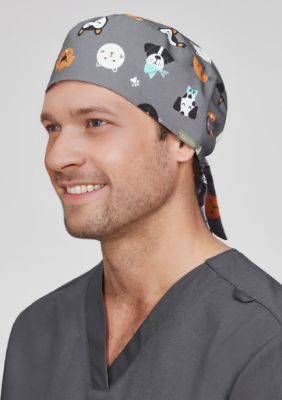 Show details for Unisex Printed Scrub Cap Picture of Unisex Printed Scrub Cap