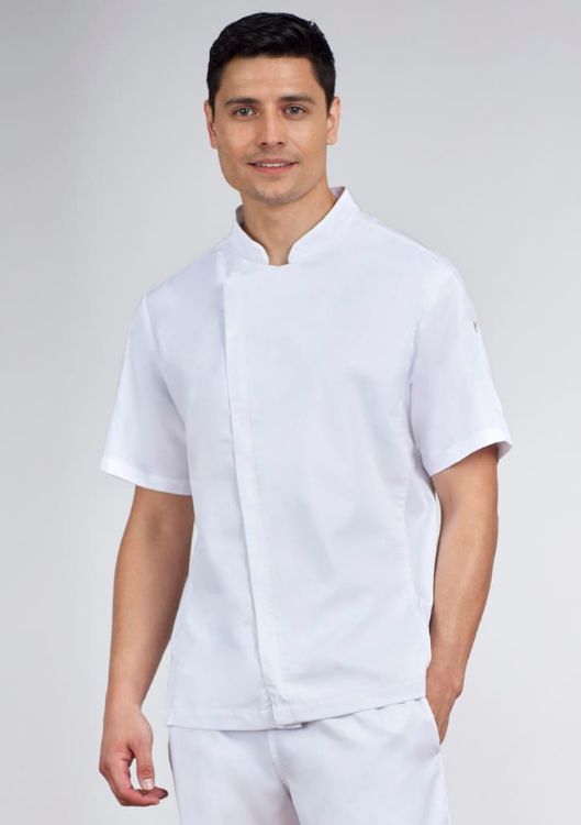 Picture of Mens Alfresco Short Sleeve Chef Jacket