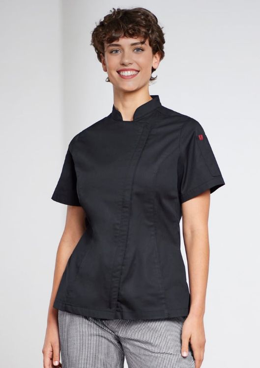 Picture of Womens Alfresco Short Sleeve Chef Jacket