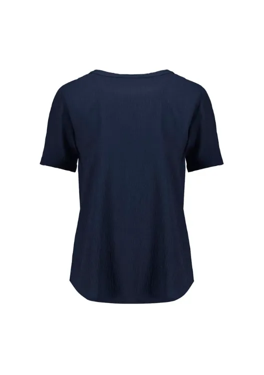 Picture of Womens Ruche Short Sleeve Blouse