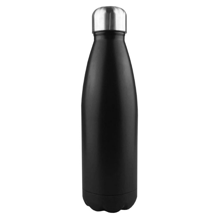 Picture of Komo Shiny Stainless Steel Drink Bottle Single Wall