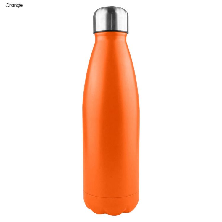 Picture of Komo Shiny Stainless Steel Drink Bottle Single Wall