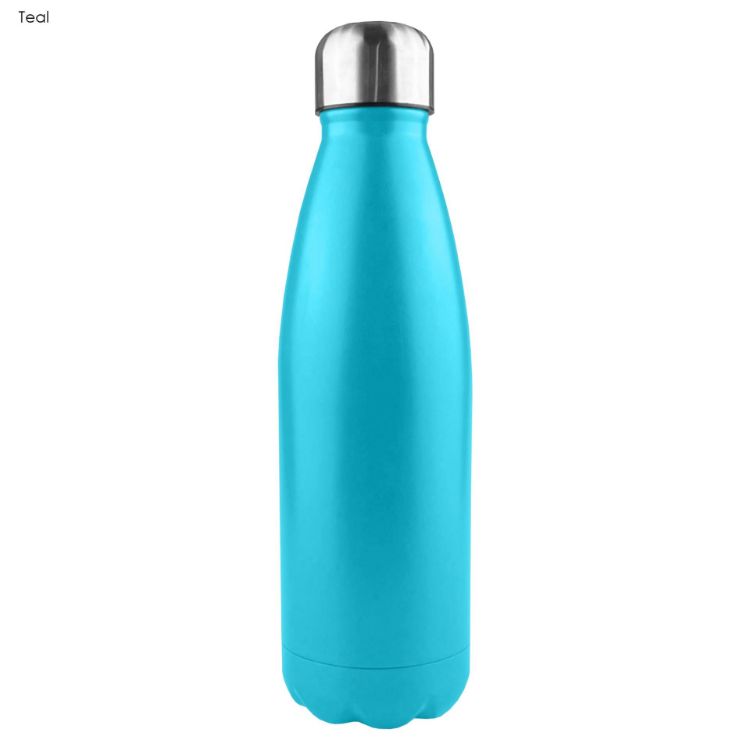Picture of Komo Shiny Stainless Steel Drink Bottle Single Wall