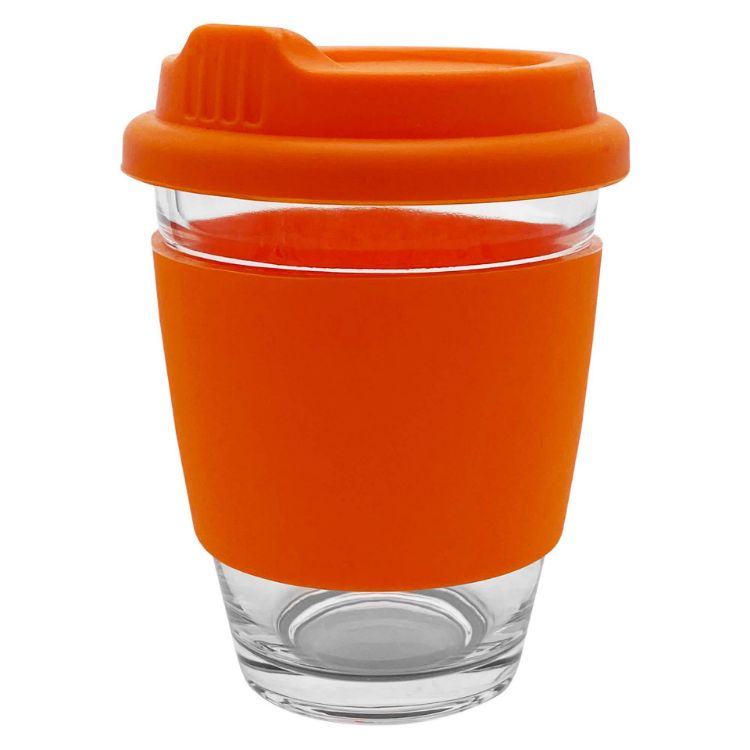 Picture of Carlo Glass Coffee Cup – Silicone