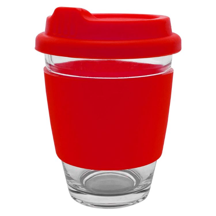 Picture of Carlo Glass Coffee Cup – Silicone