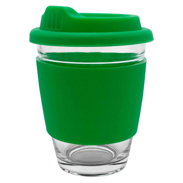 Picture of Carlo Glass Coffee Cup – Silicone