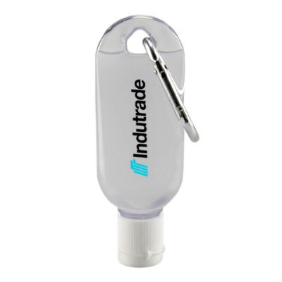 Show details for 30ml Gel Hand Sanitiser with Carabiner Picture of 30ml Gel Hand Sanitiser with Carabiner