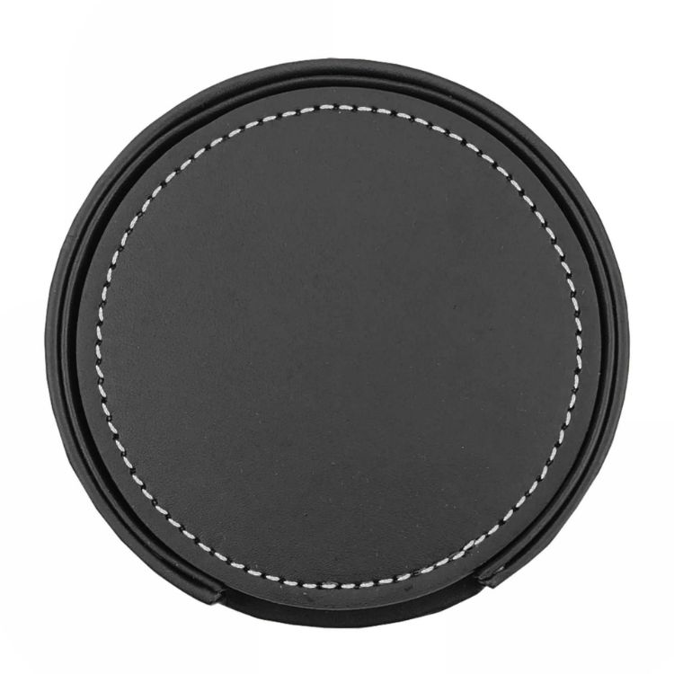 Picture of Franklin Leather Coaster Set of 6