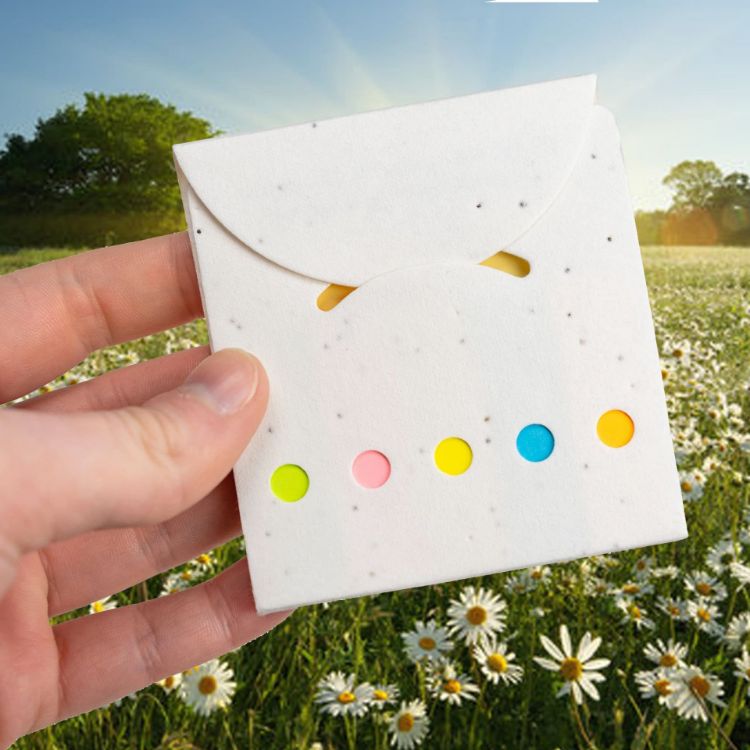 Picture of Daisy Seed Sticky Note Pad