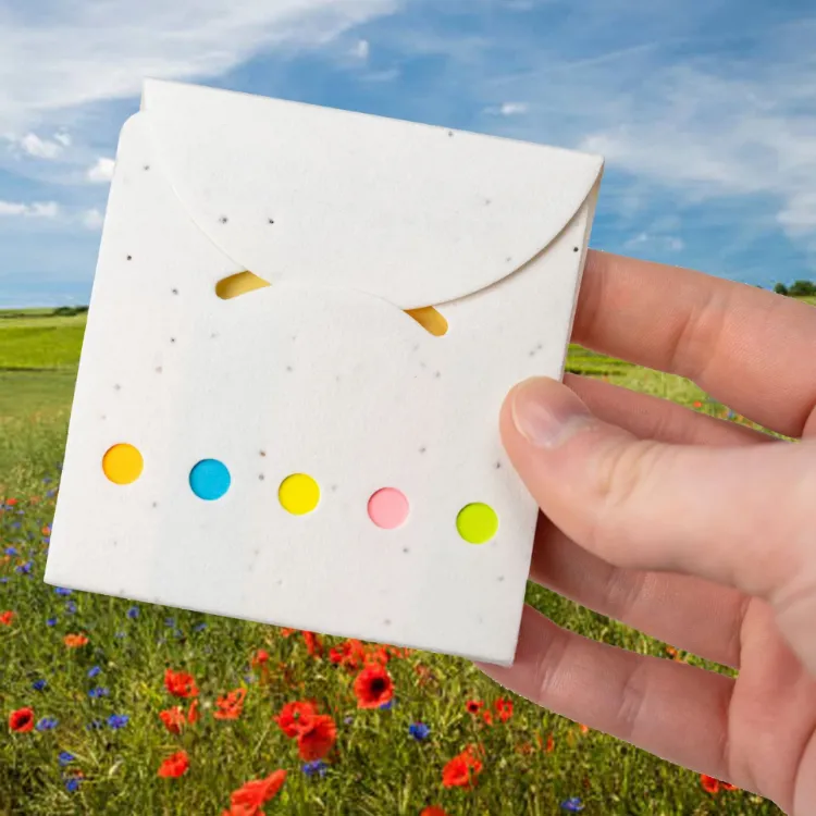 Picture of Corn Poppy Seed Sticky Note Pad