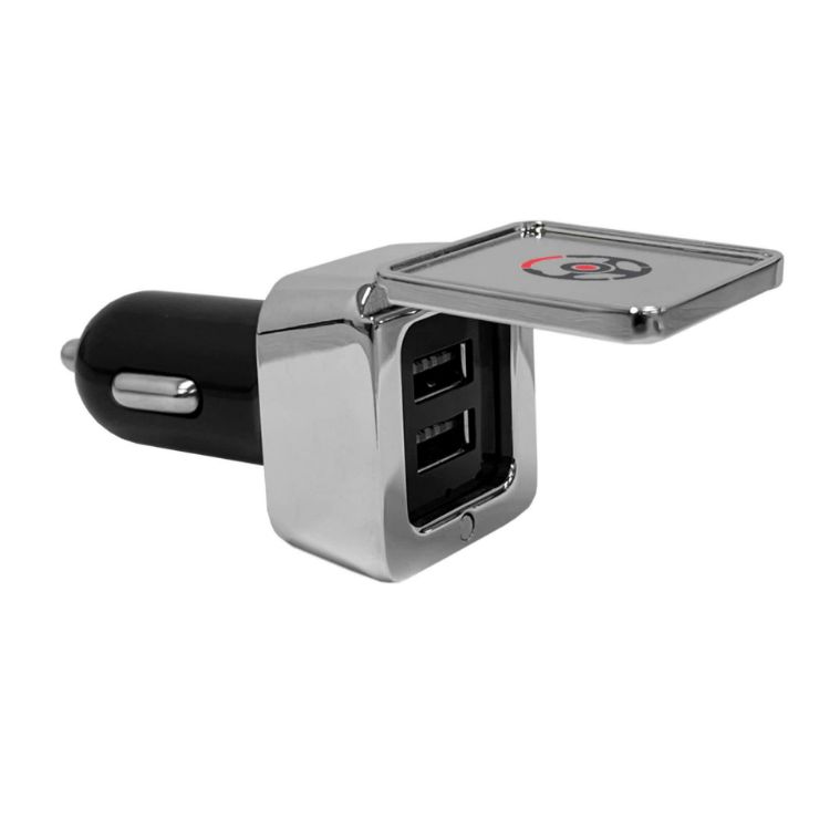 Picture of Dual Square Metal Car Charger