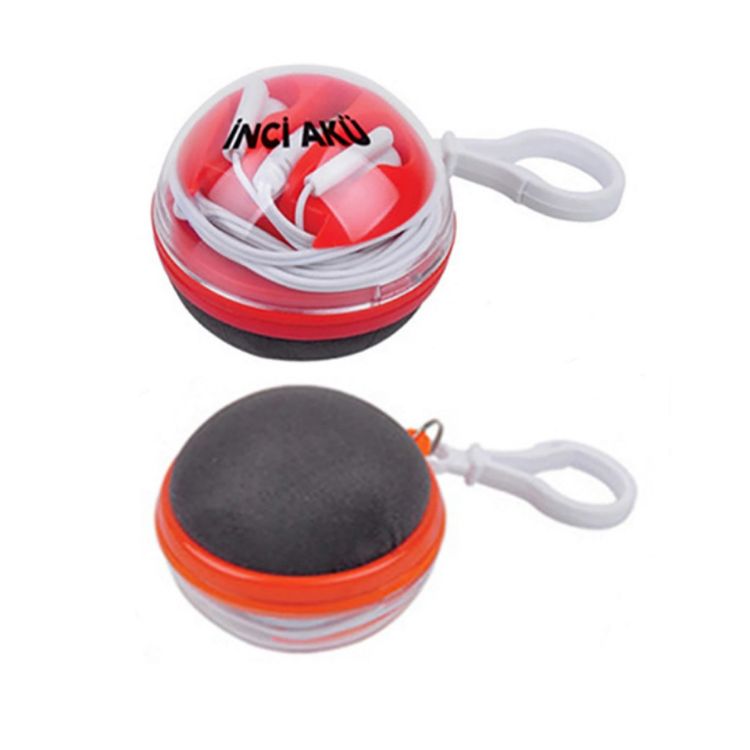 Picture of Earbuds in Case with Screen Cleaner