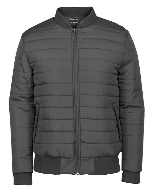 Picture of JB's Puffer Bomber Jacket Black