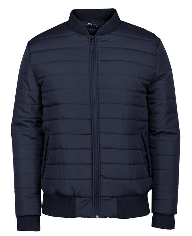 Picture of JB's Puffer Bomber Jacket Black