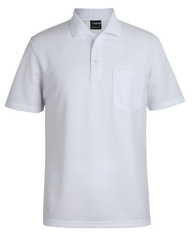 Picture of Podium Waffle Pocket Polo