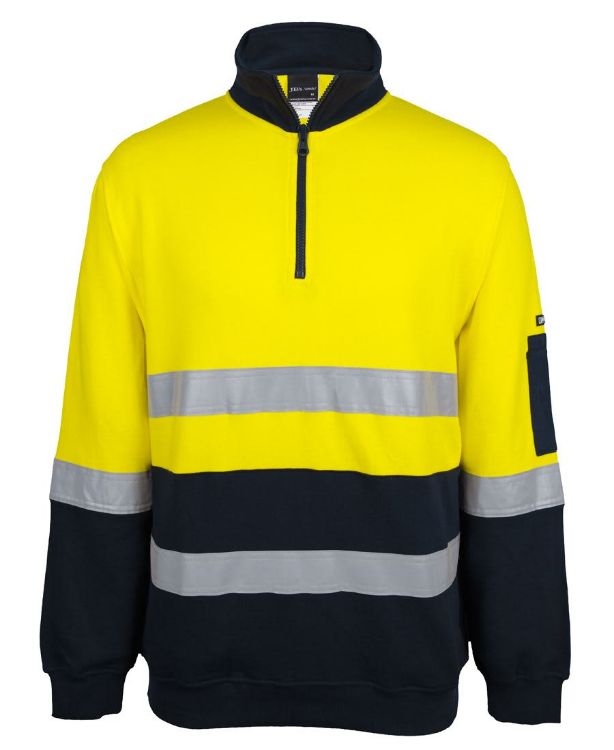Picture of JB's Hv 310 (D+N) Cotton 1/2 Zip Fleece