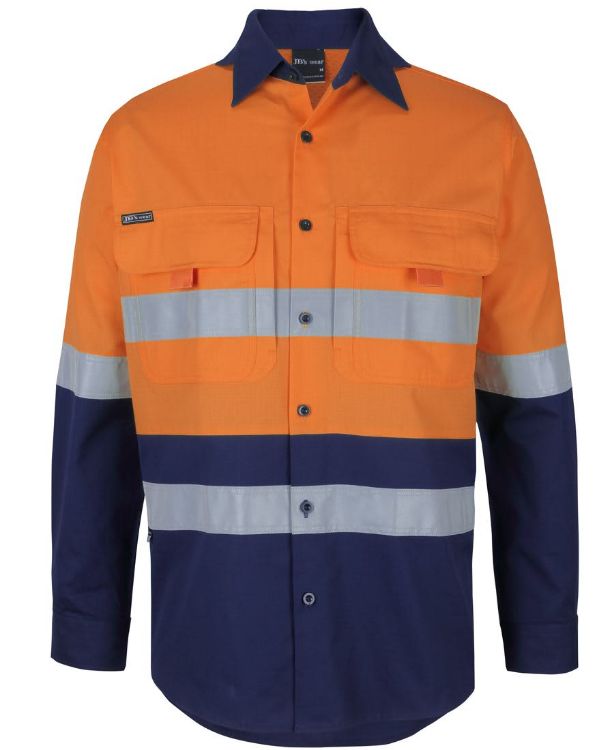 Picture of JB's Hv (D+N) L/S Ripstop Fishing Shirt