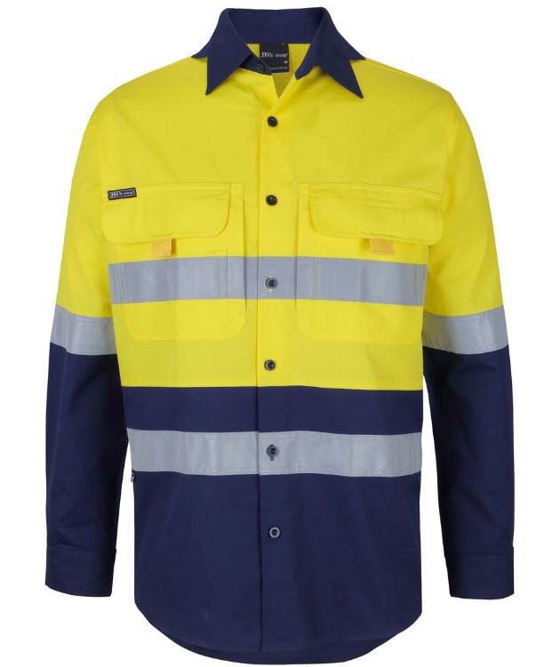 Picture of JB's Hv (D+N) L/S Ripstop Fishing Shirt