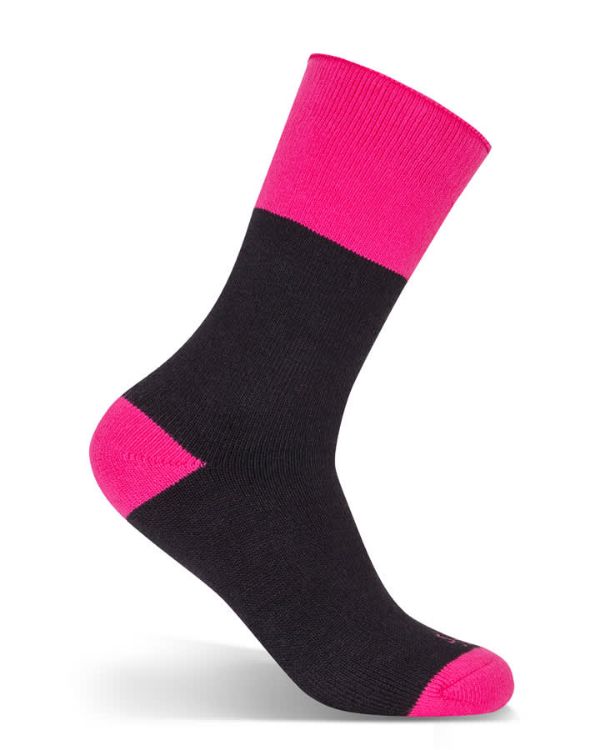 Picture of JB's Ladies Work Sock 3 Pack Black/