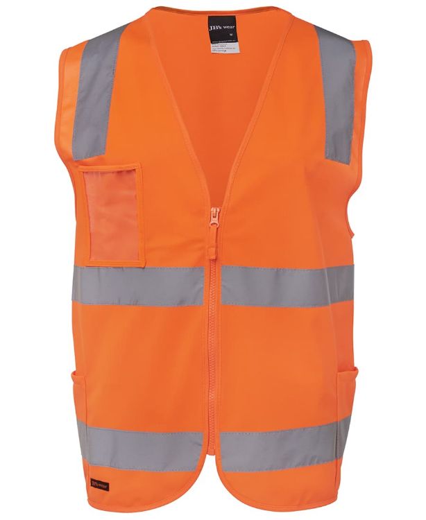 Picture of JB's Hv (D+N) Zip Safety Vest