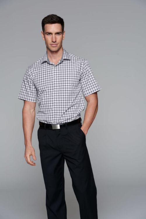 Picture of DEVONPORT MENS SHIRT SHORT SLEEVE RUNOUT