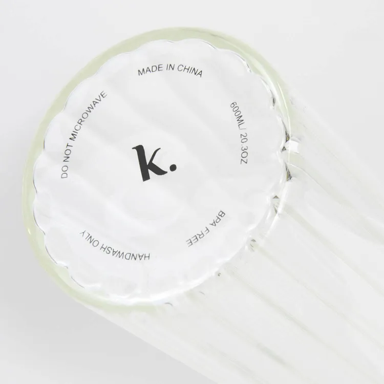 Picture of Keepsake Linear Glass Drink Bottle