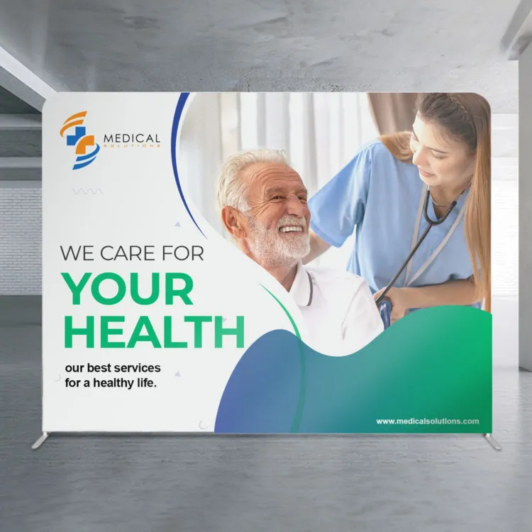Picture of Straight Stretch Media Wall Small