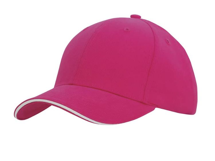 Picture of Brushed Heavy Cotton Cap with Sandwich Trim