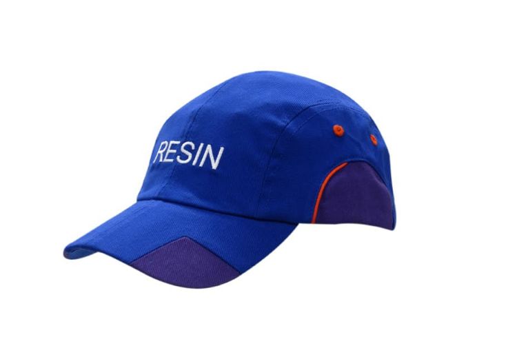 Picture of Brushed Heavy Cotton Cap with Fabric Inserts/Piping on Crown & Peak