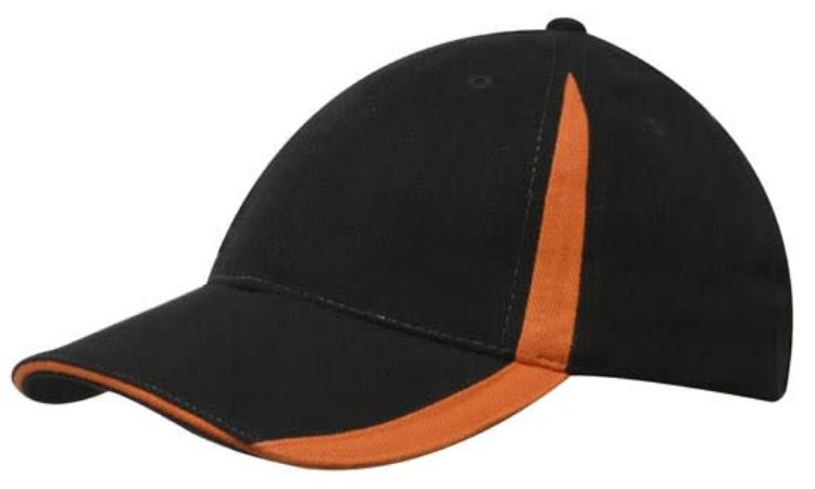 Picture of Brushed Heavy Cotton Cap with Inserts on the Peak & Crown
